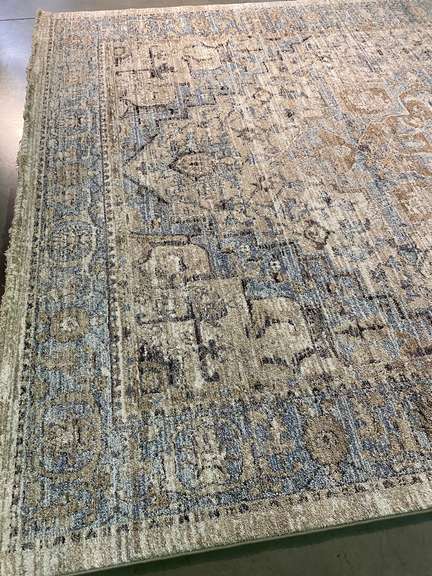 Lovely Vintage Repro Design Rug 8x11