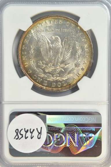 Better near Gem BU 1898 Morgan Silver Dollar. NGC MS64