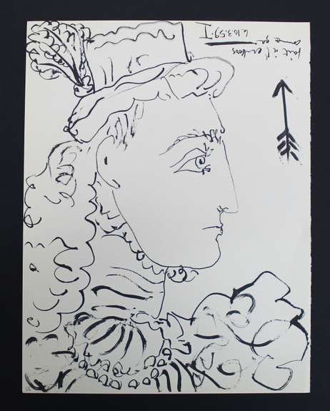 PABLO PICASSO (AFTER) UNTITLED (10.3.59) 1961