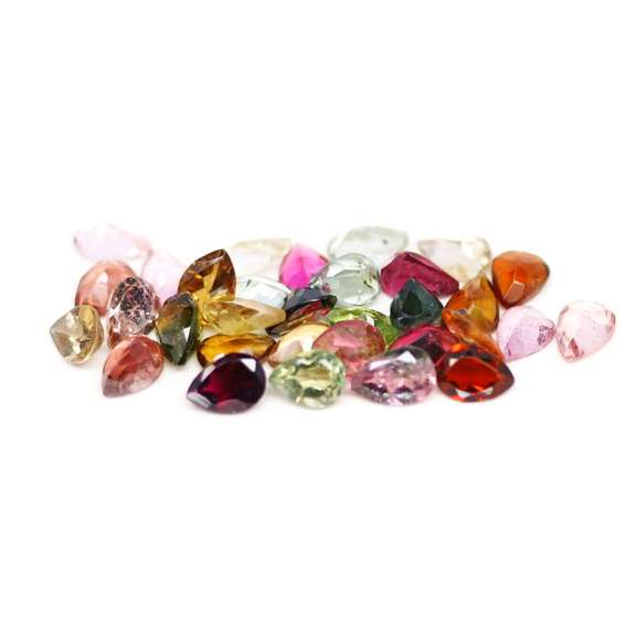 Fancy color! Untreated! 8.27ct vibrant Tourmaline set