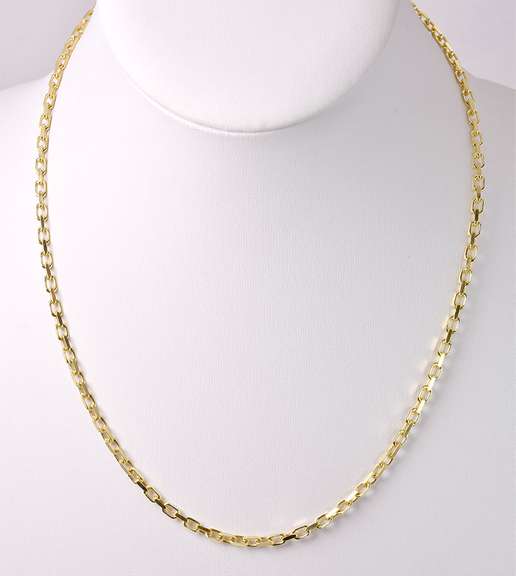 Bright Necklace in Gold Plated Sterling Silver