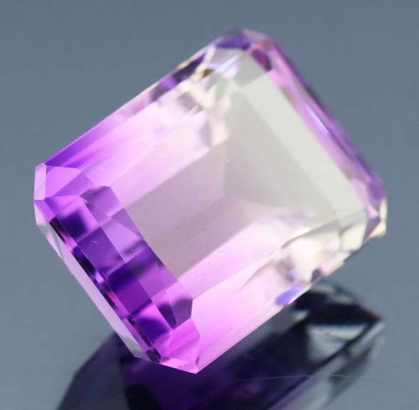 Beautiful 26.80ct top color created Ametrine