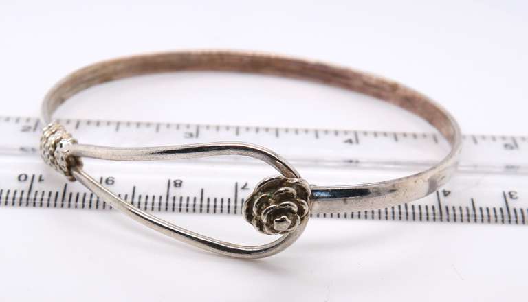 Vintage Sterling Silver Bangle Bracelet
