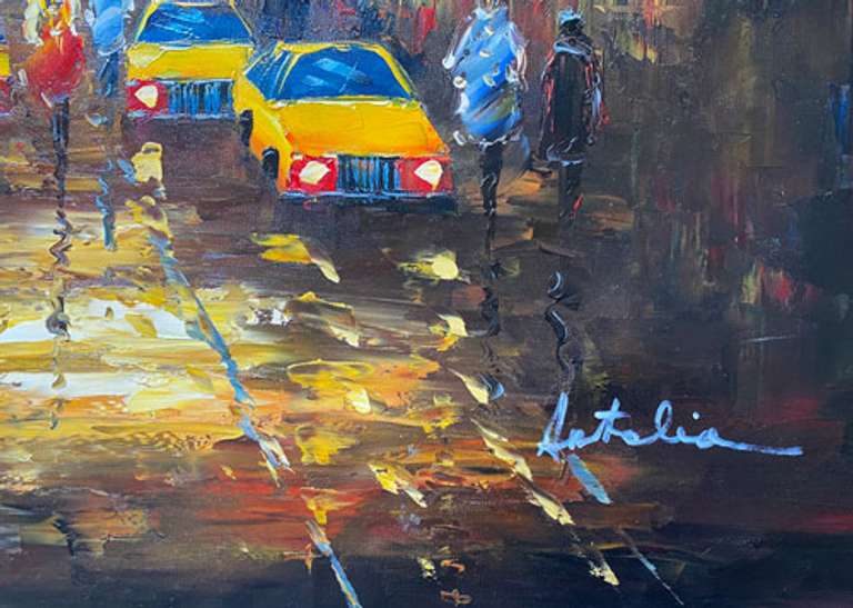 BEAUTIFUL HAND PAINTED OIL PAINTING ON CANVAS
