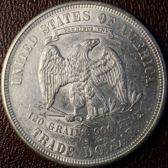 Lustrous 1878-S Trade Dollar.