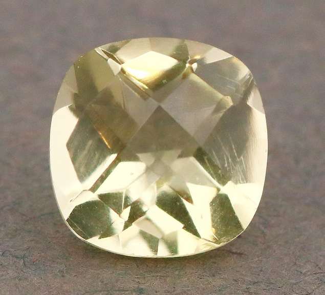 Exciting 3.71ct 10x10mm checker top Citrine