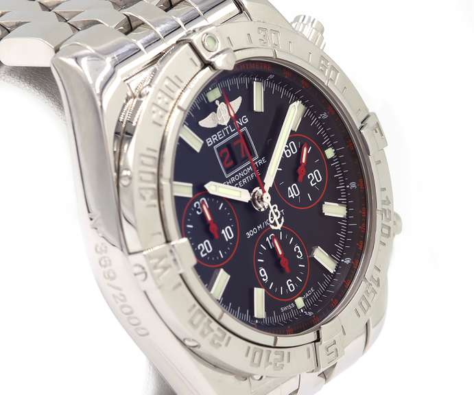 Breitling Blackbird Chronograph Watch