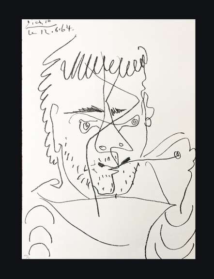 PABLO PICASSO (AFTER) UNTITLED 12.6.64