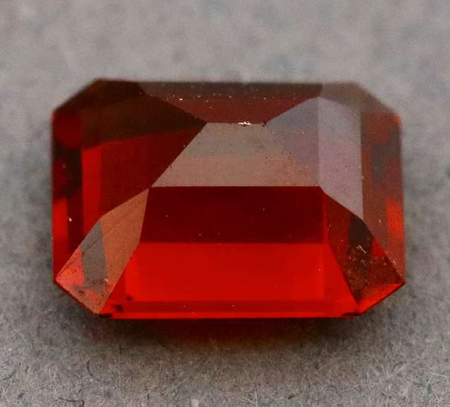 High grade 2.07ct red orange Hessonite Garnet