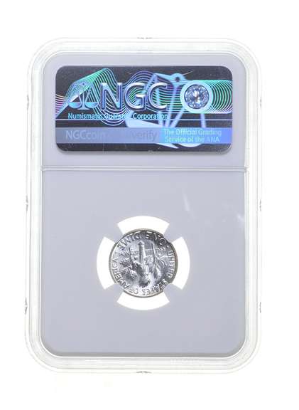 MS67 1958 Roosevelt Dime - Graded NGC