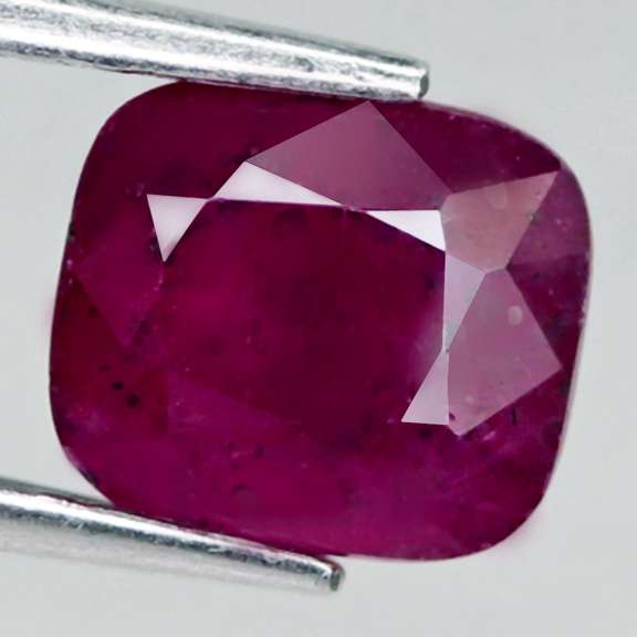 Stunning violet red 2.88ct unheated Ruby