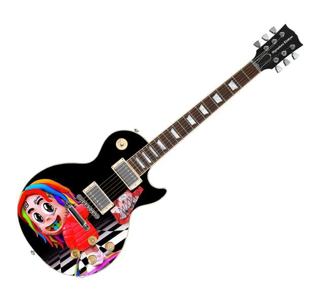 Tekashi69 Autographed Signed Custom Photo Graphics Guitar ACOA