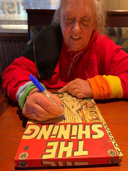 Shelley Duvall Joe Turkel Signed RARE The Shining 12x18 Comic Photo Canvas ACOA