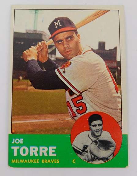 Joe Torre 1963 Topps Baseball Card