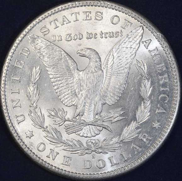1881-S Morgan Silver Dollar, BU.