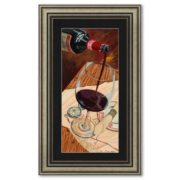 Dima Gorban, "Temptation" Framed Limited Edition Serigraph, Numbered 185/495 and Hand Signed with Letter of Authenticity