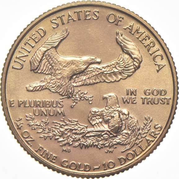 1993 $10 American Gold Eagle - 1/4 Oz. .999 Fine Gold