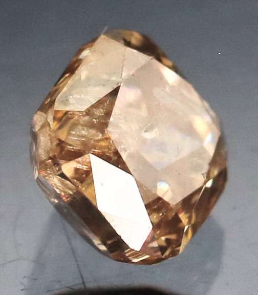 Stunning .78ct cushion cut chocolate Diamond