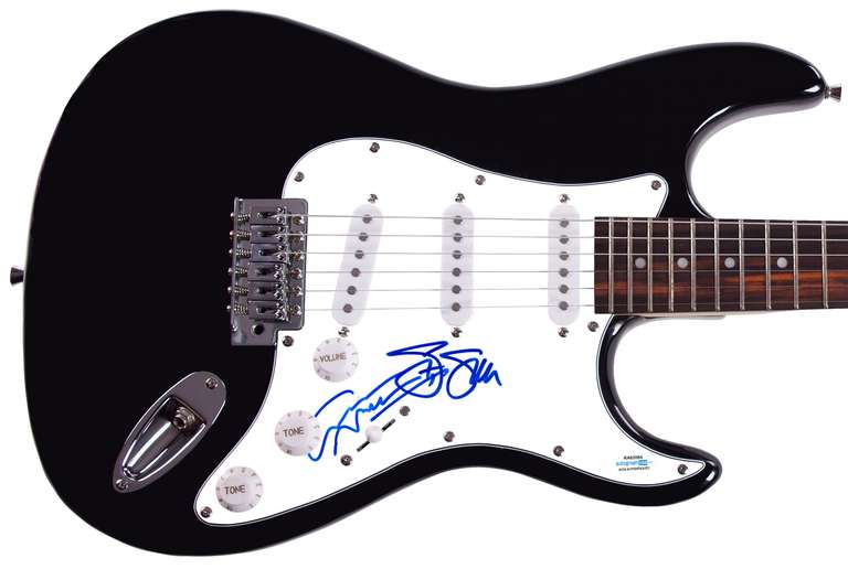 CSNY Stephen Stills & Graham Nash Autographed Signed Guitar ACOA