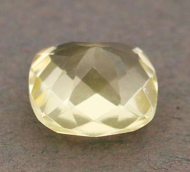 Exciting 3.71ct 10x10mm checker top Citrine