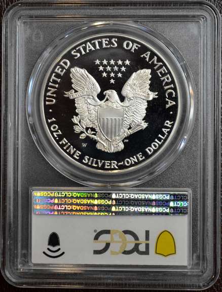1995-W Proof American Silver Eagle PCGS MS69