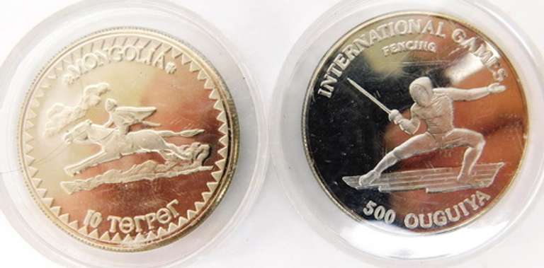 2 - 1984 International Games Coins