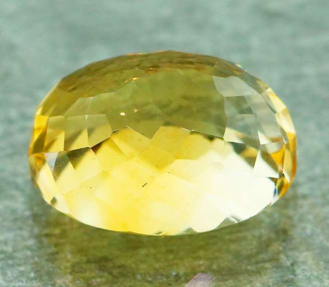 Substantial 12.79ct vivid orange unheated Citrine