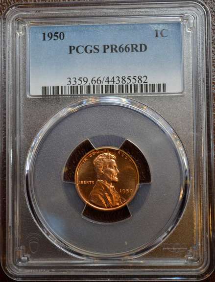1950 1C PCGS PR66RD