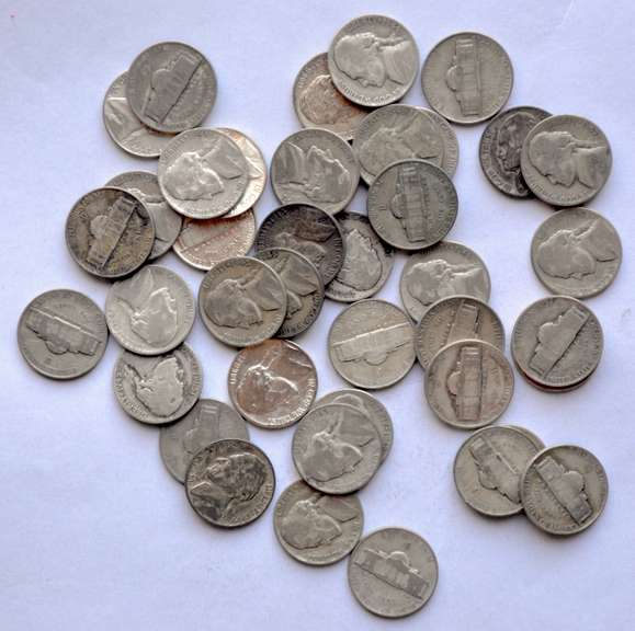 40 Unsearched Silver War Nickels