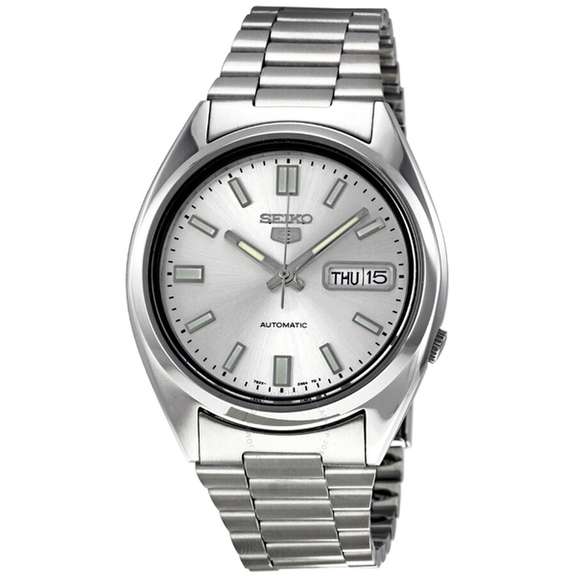 Seiko Silver Dial Automatic, New In Box.