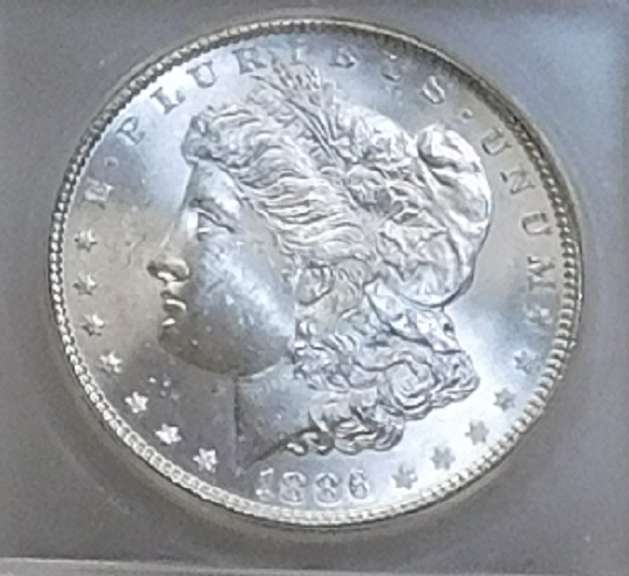 1886 Morgan Dol ICG MS-64
