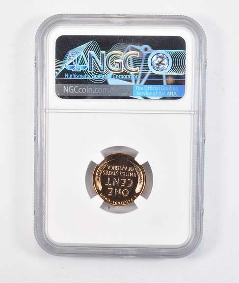 PF69 RD 1955 Lincoln Wheat Cent - Graded NGC