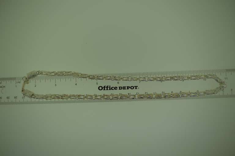 Sterling Silver Byzantine Chain Necklace