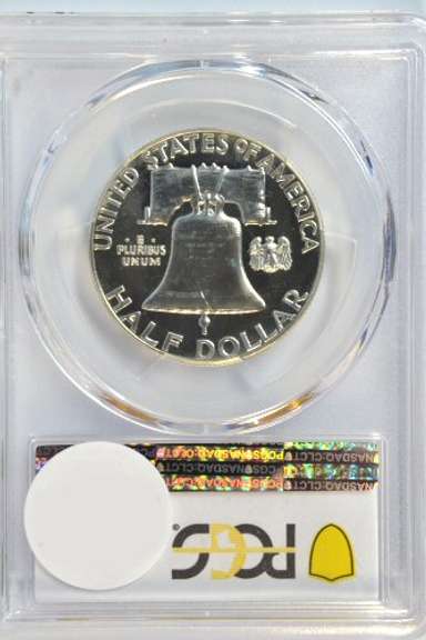 Near Perfect Gem Proof 1956 (Type 2) Franklin Half. PCGS PR68