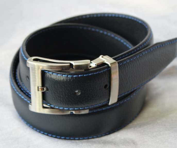 Classy Fine Quality Leather Belt, Made In Italy