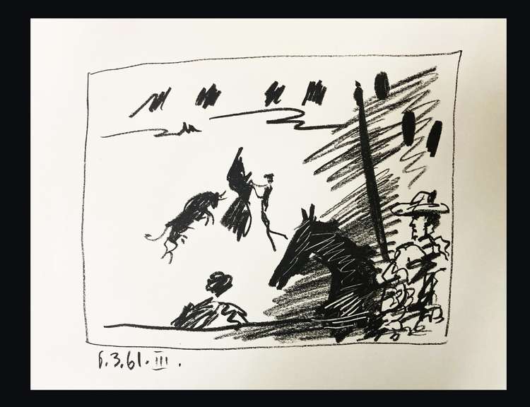PABLO PICASSO (AFTER) UNTITLED 6.3.61 III