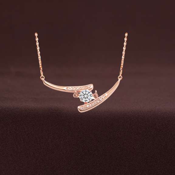 18K ROSE GOLD OVER 925 SS