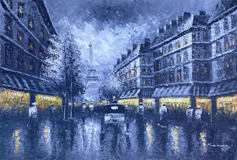 ONE OF A KIND BEAUTIFUL PAINTING ON CANVAS