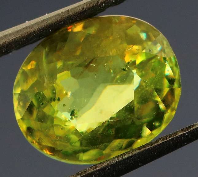 Glittering 1.14ct rainbow flashing Sphene
