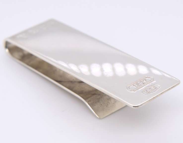 Tiffany & Co Sterling Silver 1837 Makers Narrow Money Clip