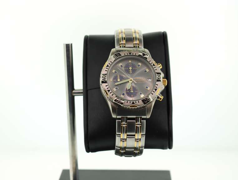 Vintage 1990s PULSAR V657-X010 Stainless Mens Watch