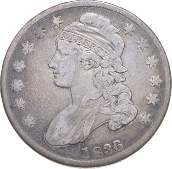 1836 Capped Bust Half Dollar - O-116 Small Date
