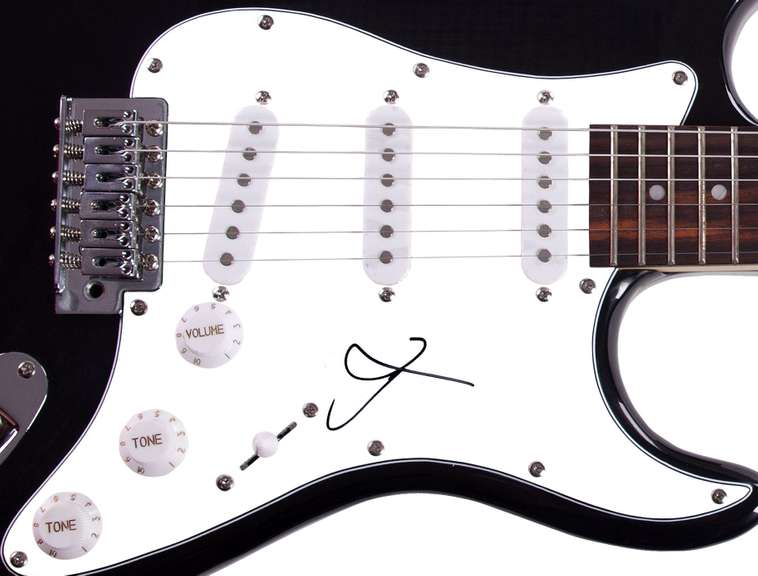 Fall Out Boy Pete Wentz Autographed Signed Guitar ACOA