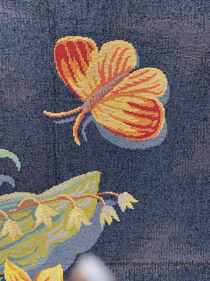 "Panier Fleuri" Flower Basket Tapestry