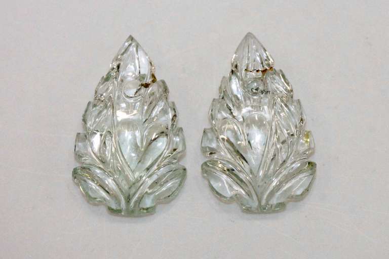 Carved Unheated Aquamarine Pair - 15.58 cts.
