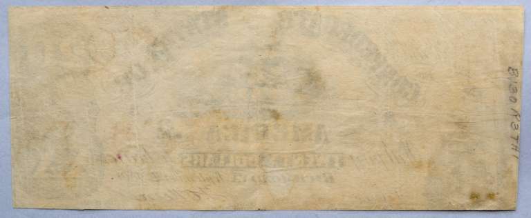 Sept 2 1861 $20 Confederate States Note