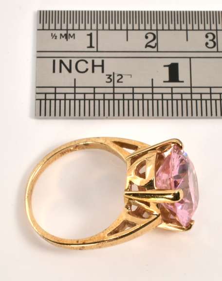 Popular Pink Topaz Ring