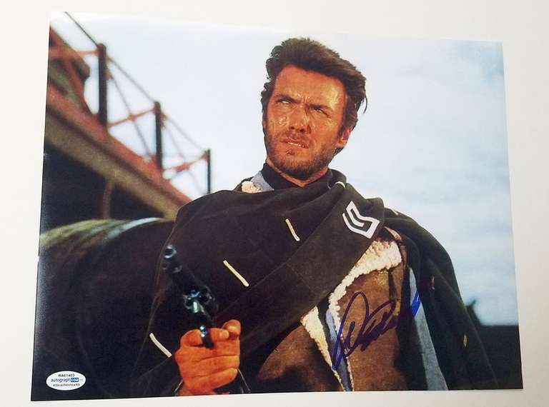 Clint Eastwood Autographed Signed 11x14 Photo ACOA