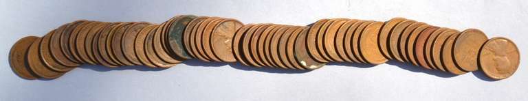 1920 1926 &1927 Lincoln Cent Rolls