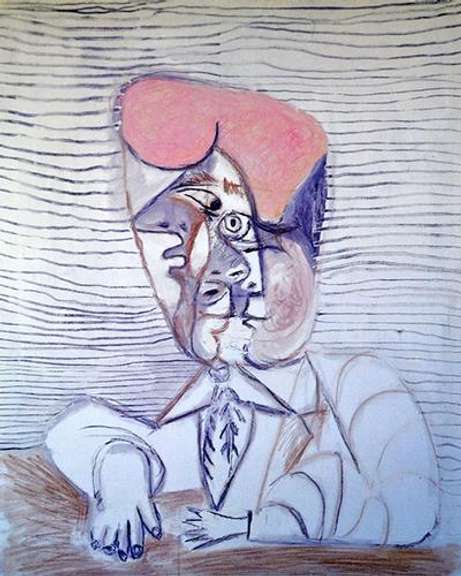 Pablo Picasso, Bust Of Man